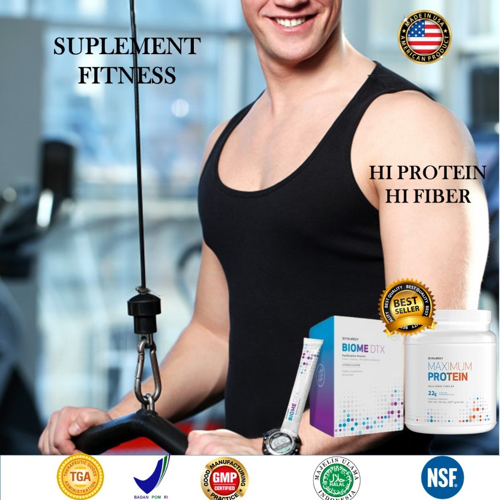 Fitness Suplement Mass Gainer - Paket Whey Protein Isolate-Consentrate - Suplemen Gym Pemula