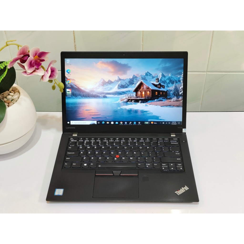 Lenovo Thinkpad T470s intel core i5 RAM 20 GB SSD Touchscreen Lampu keyboard nyala