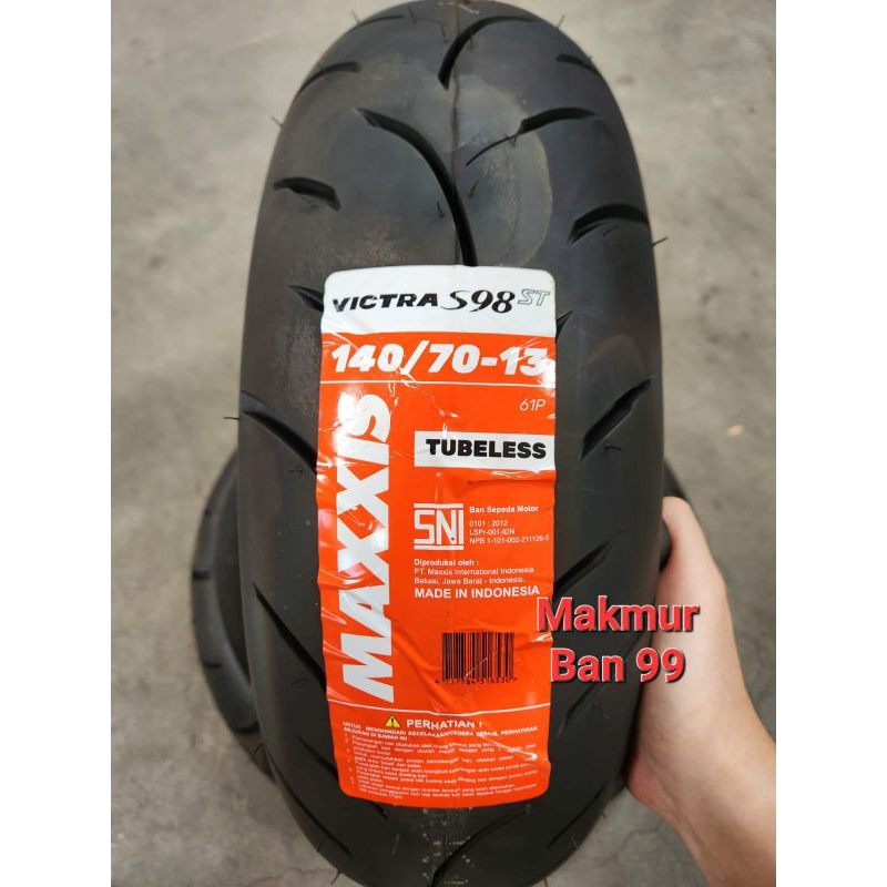 Ban motor MAXXIS Victra S98ST 140/70 Ring 13 140/70-13 Tubeless