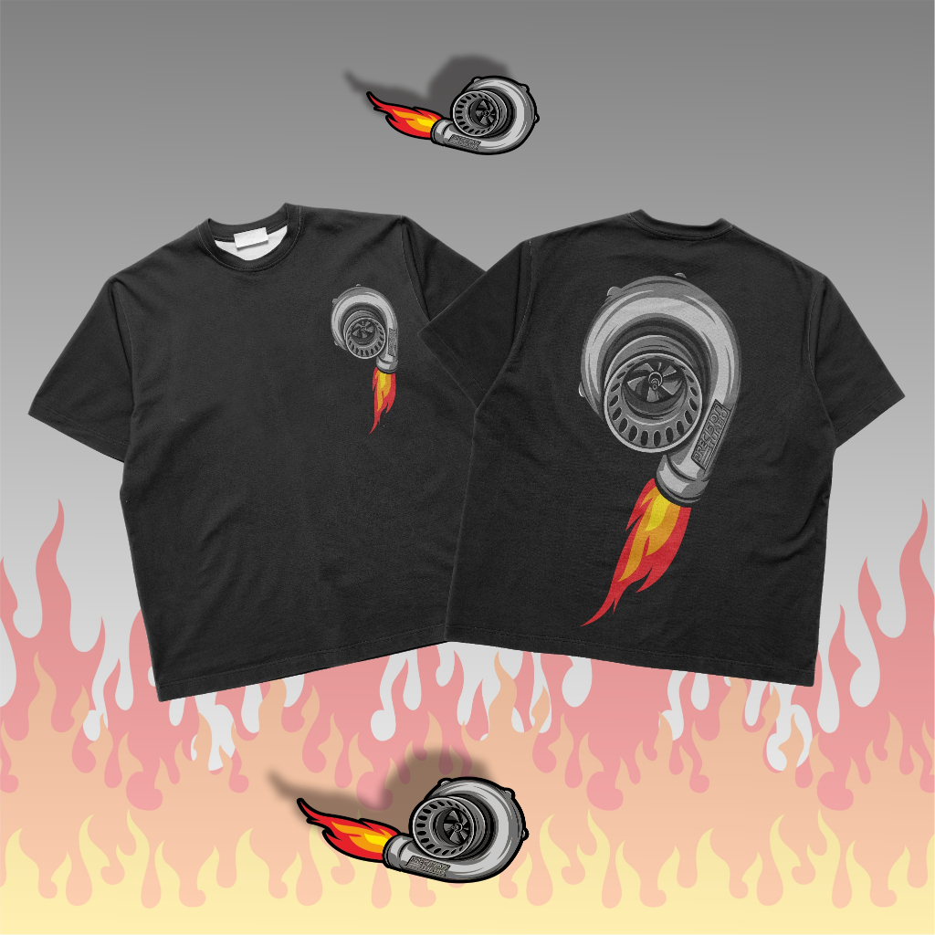 T-Shirt TURBO - KAOS MOBIL - KAOS JDM