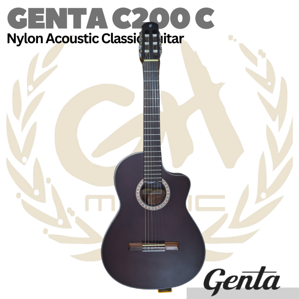 GENTA C200 C Nylon Classical Guitar | Gitar Akustik Nilon