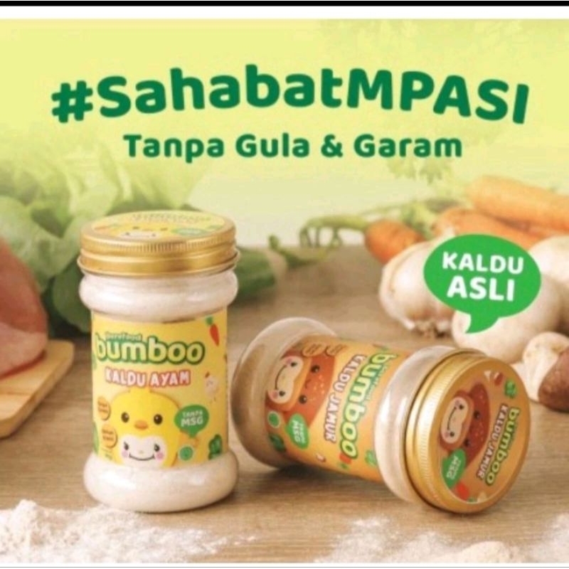 

Kaldu Mpasi Bumboo 90gr | Barefood | Tanpa Pengawet | Tanpa penguat rasa