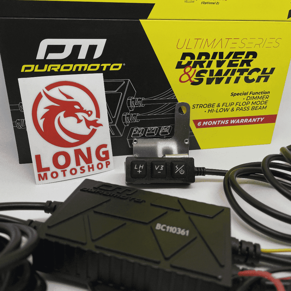 Original Duromoto Driver & Switch Ultimate Series - Khusus Untuk Lampu Duromoto 100 Watt X2 X5 M6