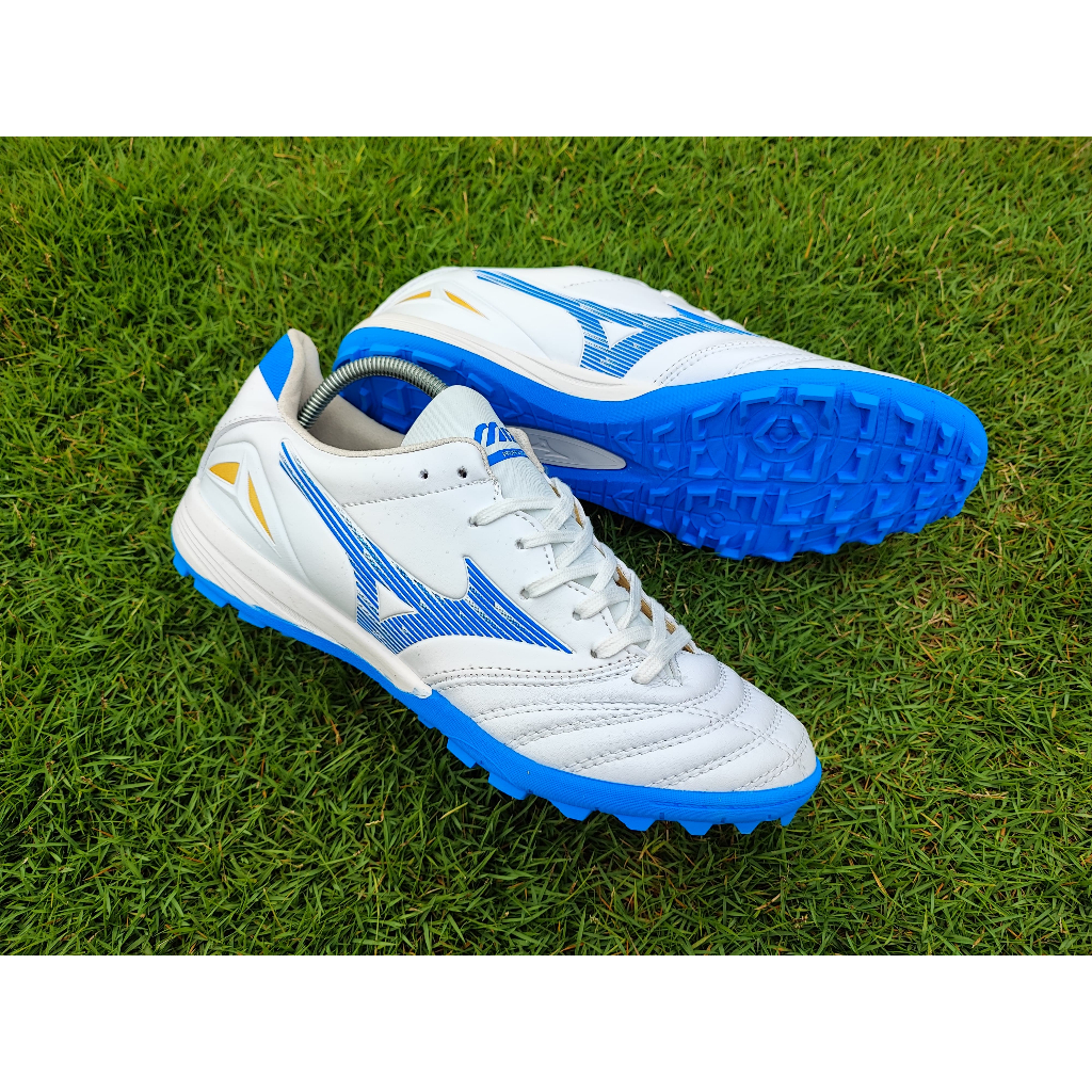 Sepatu Futsal Mizuno Morelia Sala Turf - White Blue