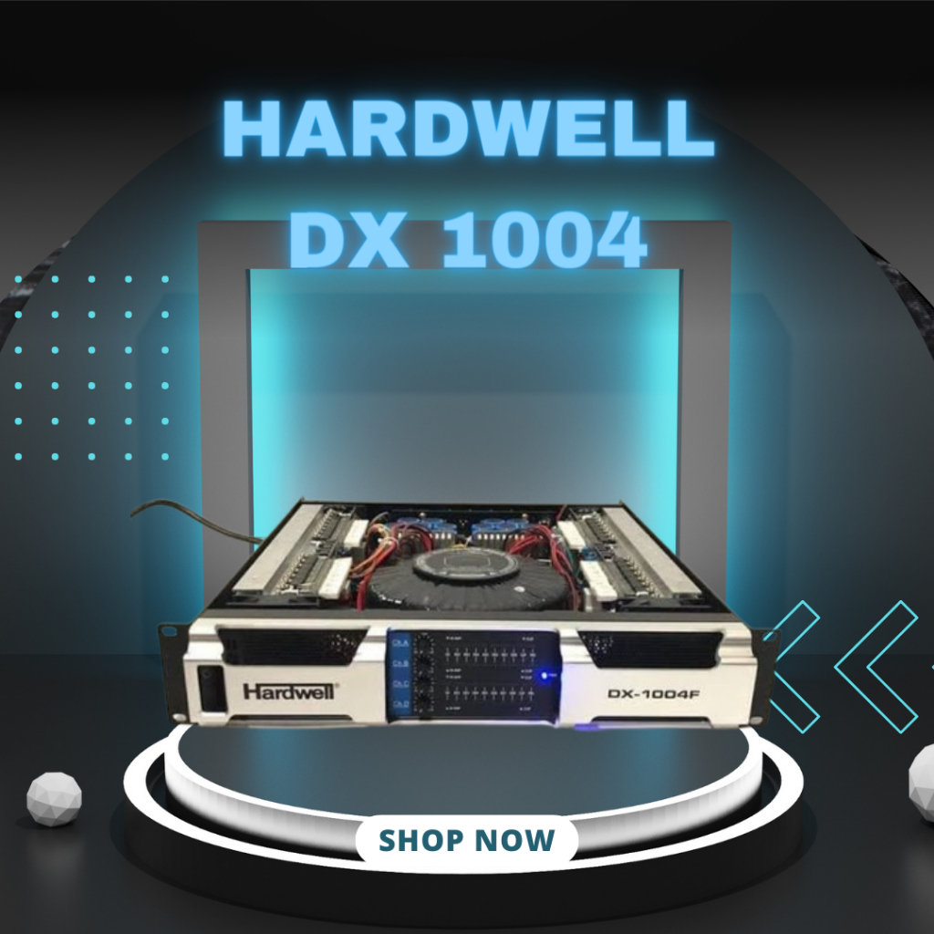 POWER AMPLIFIER HARDWELL DX 1004 / DX1004 / DX-1004 4 CHANNEL DIGITAL DISPLAY GARANSI RESMI HARDWELL