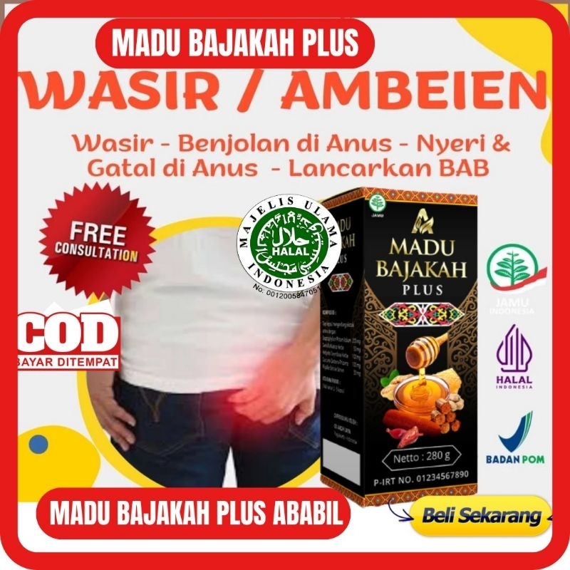

Madu BAJAKAH PLUS ABABIL 280gr - Madu BAJAKAH ABABIL Atasi Kanker Kista Benjolan Wasir Ambeyen Ambeien