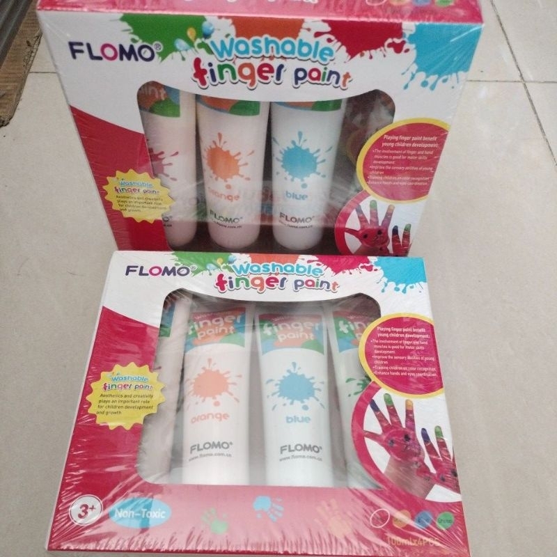 

FLOMO WASHABLE FINGER PAINT MAINAN CAT ANAK