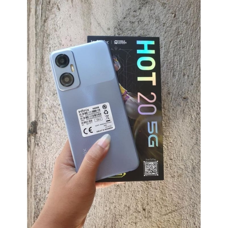 Infinix hot 20 5G ram 4+3gb/128, Mulus 100%