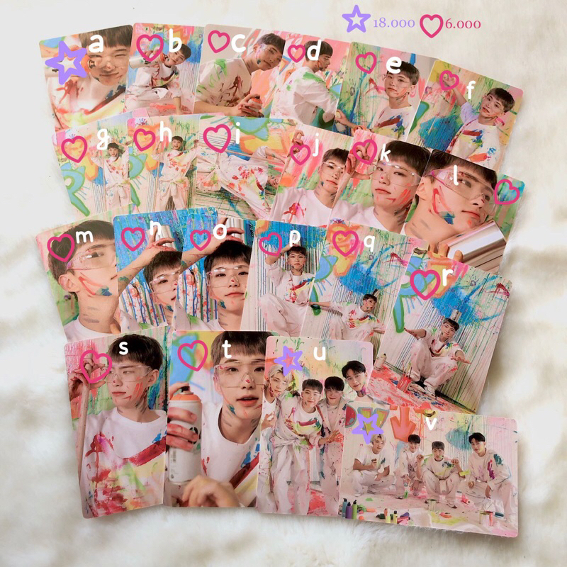 ready stock pc booklet fts face the sun carat ver hoshi