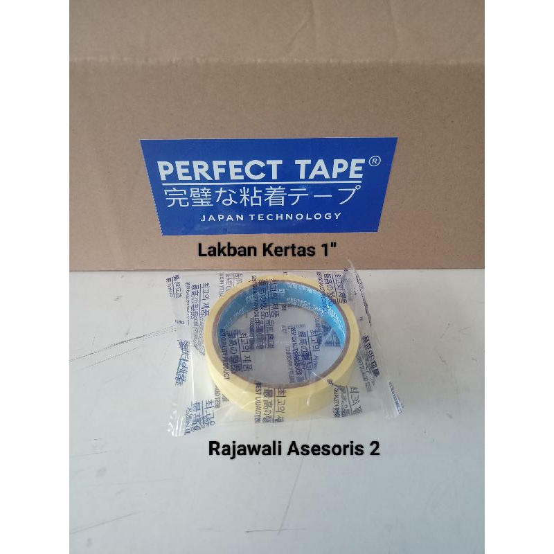

PERFECT TAPE Lakban Kertas Solasi Kertas 1