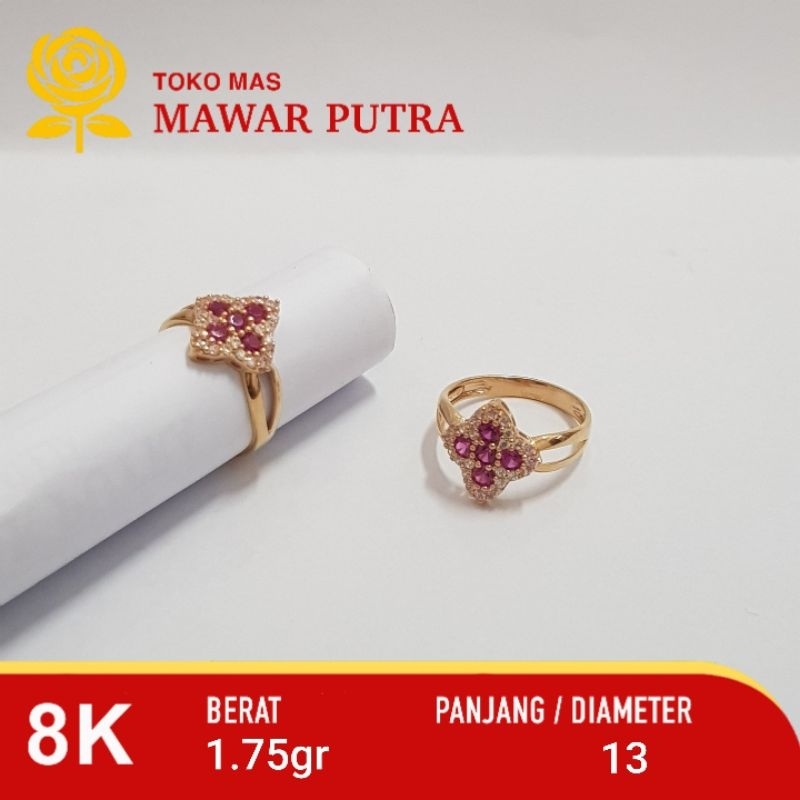 Cincin emas Casanova 2 UBS Gold 8K 375