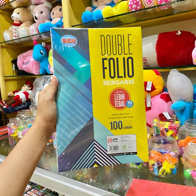 

(PAK) DOUBLE FOLIO BERGARIS SIDU 100 LEMBAR