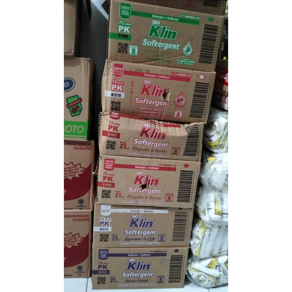 EXP 01/2027 - DUS SOKLIN DETERGENT BUBUK RENTENG 1 DUS ISI 12 RENTENG - AROMA RANDOM - BACA DESKRIPS