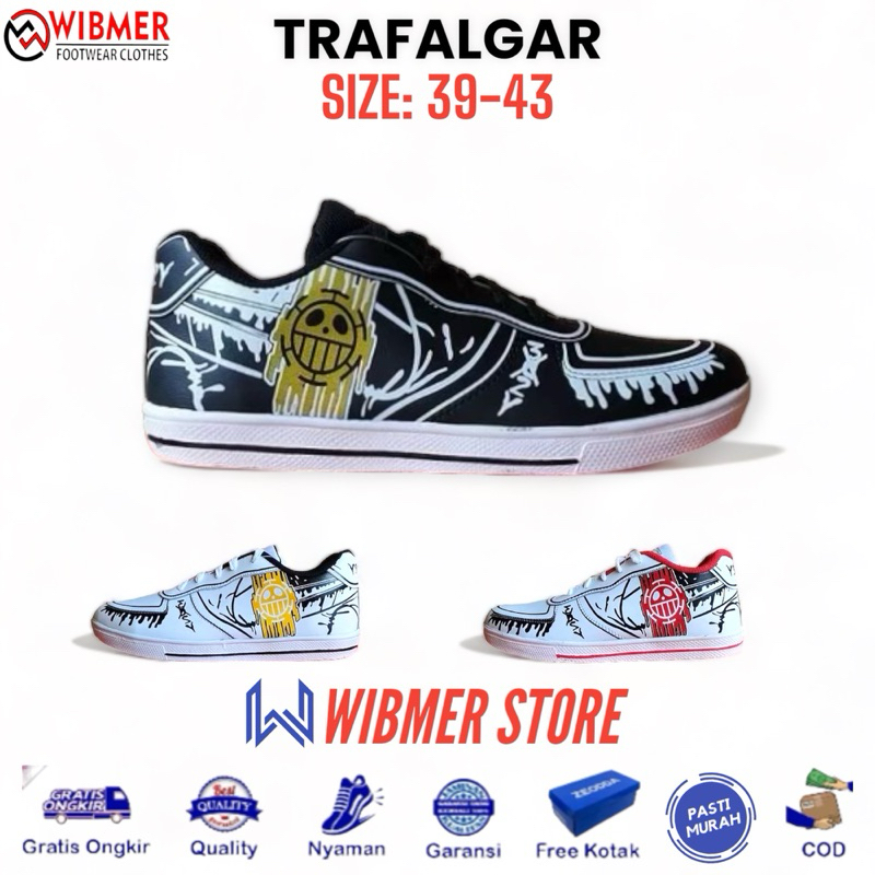 TERMURAH SEPATU ANIME ONE PIECE /SEPATU ONE PIECE / SEPATU ONE PEACE / SEPATU ANIME KEREN