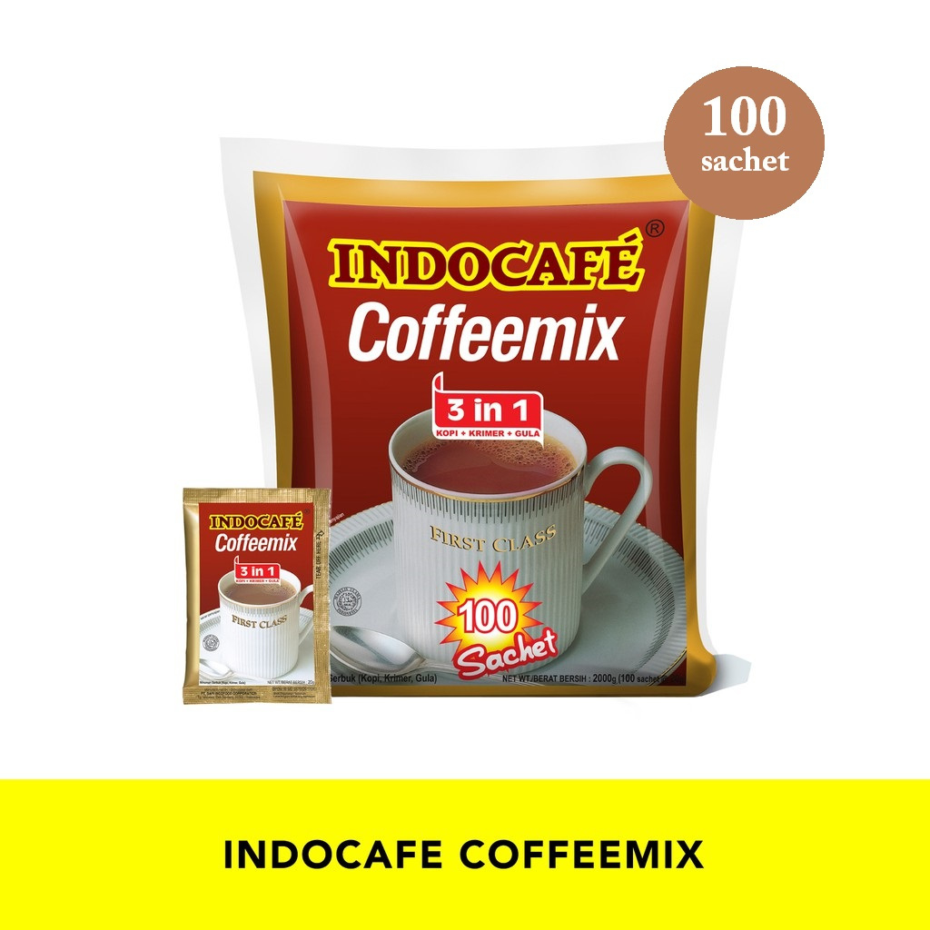 

INDOCAFE Coffeemix 3in1 Bag (100pcs x 20gr)