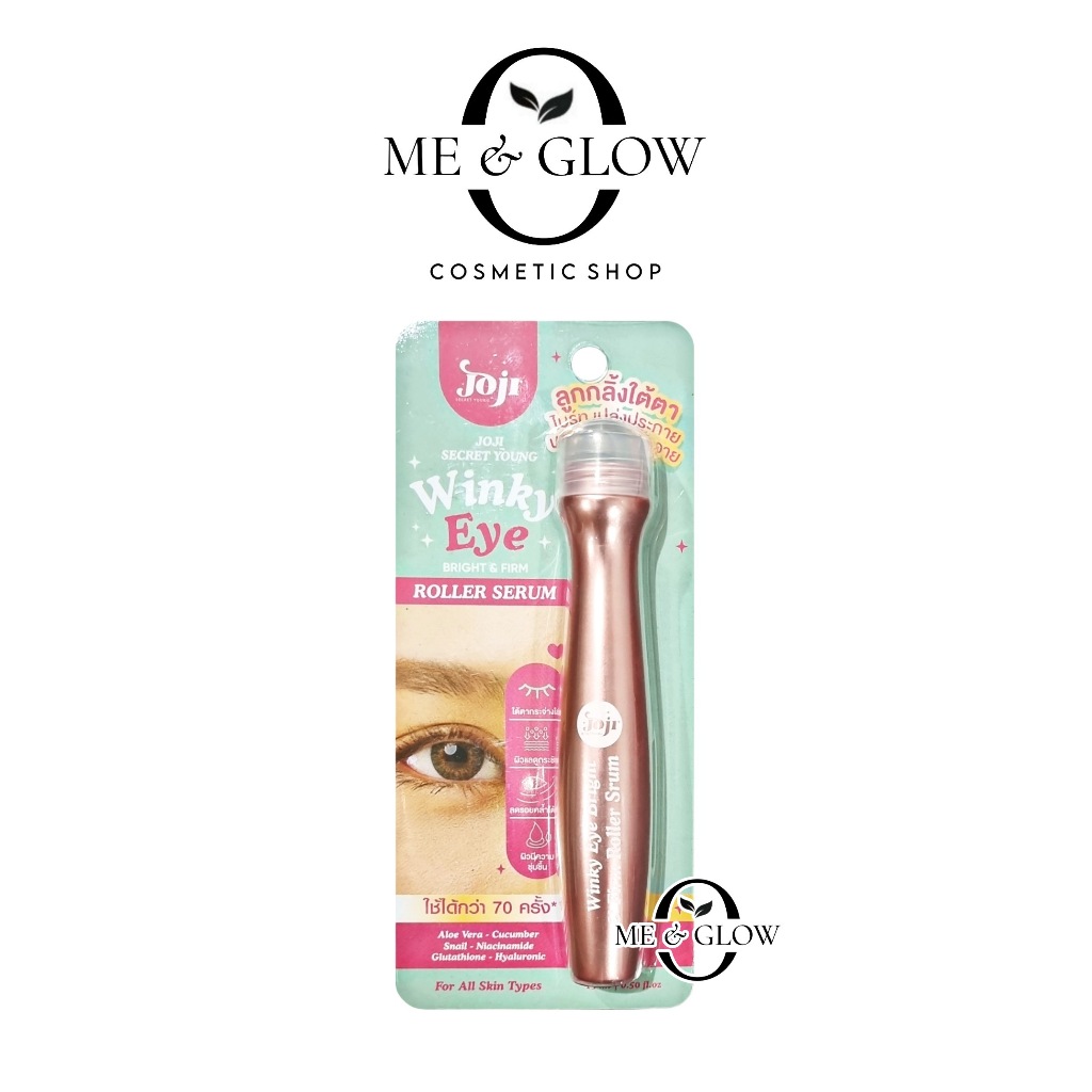 JOJI SECRET YOUNG WINKY EYE BRIGHT & FIRM ROLLER SERUM - SERUM KANTONG MATA PANDA - ORIGINAL THAILAN