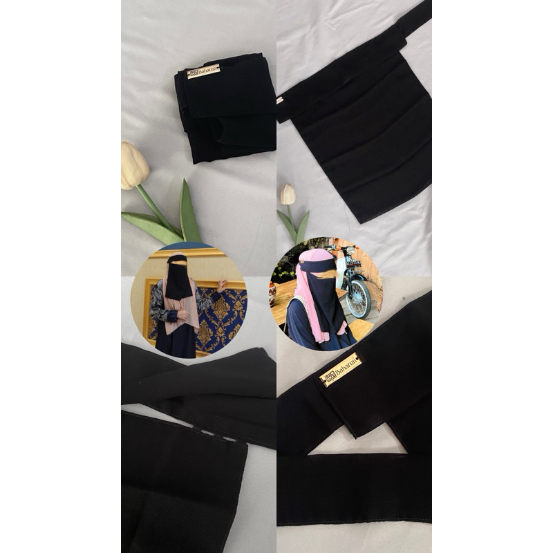 CADAR PONI BAHARUN Cadar Niqab Yaman Cadar Mesir Cadar Sifon Cadar Ori Burq