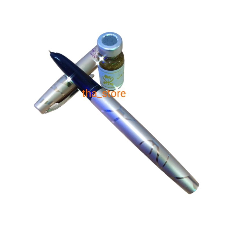 

pen/pena/pulpen + tintan jafaron emas (1paket)