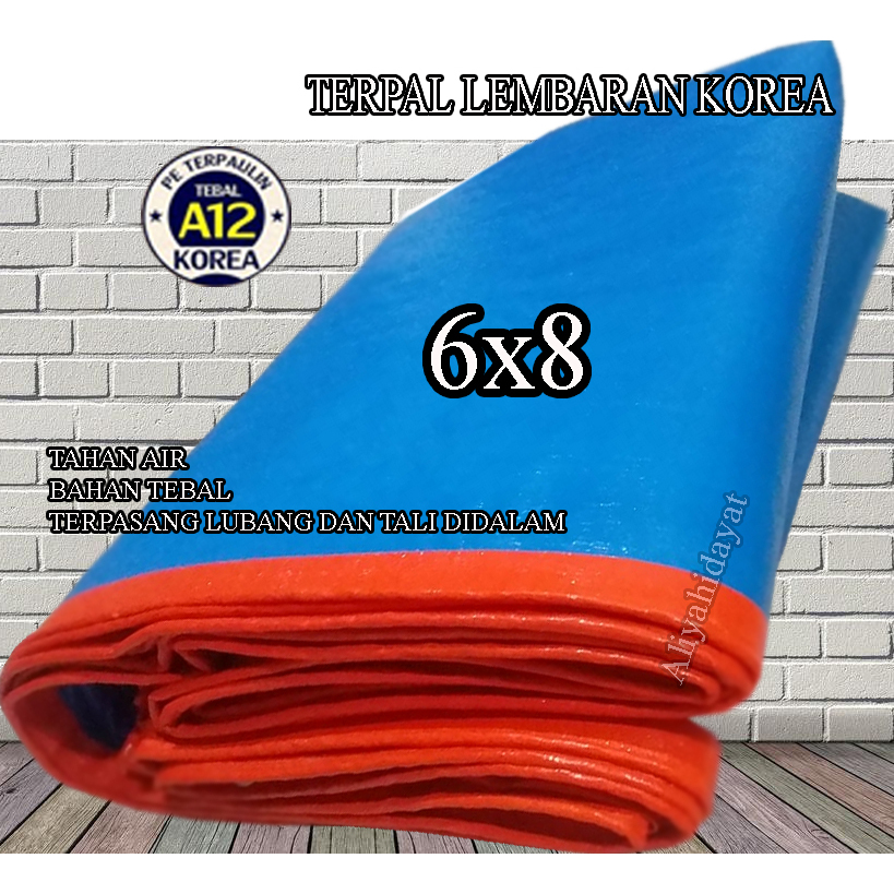 Terpal Lembaran 6x8 A12 Terpal penutup truk