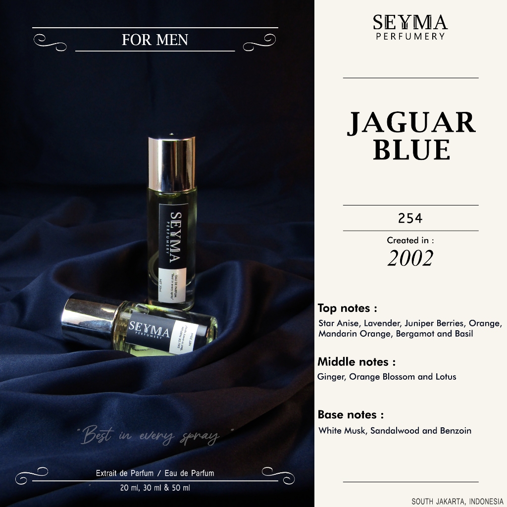 Jaguar Blue - Perfume Refill | Sy 254