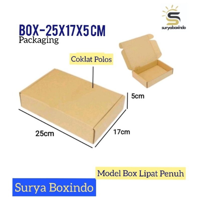 

Box 25x17x5 cm(erlita)/Kardus/hampers/Polos/baju