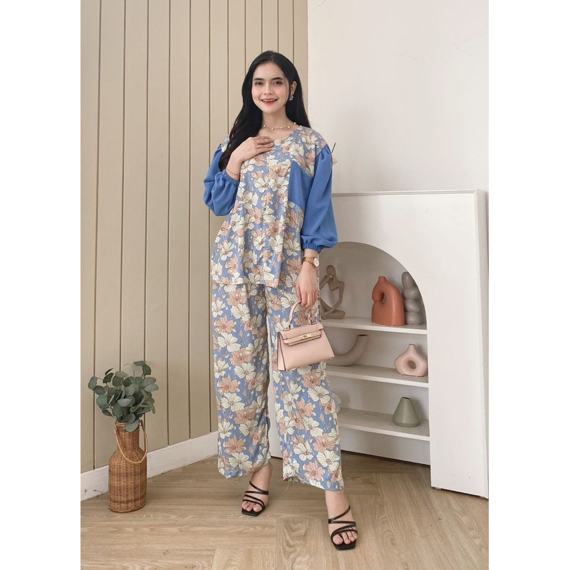 BELLA SET BY HD.ID | BAJU STELAN LENGAN PANJANG HIJAB & NON HIJAB | ATASAN LENGAN PANJANG