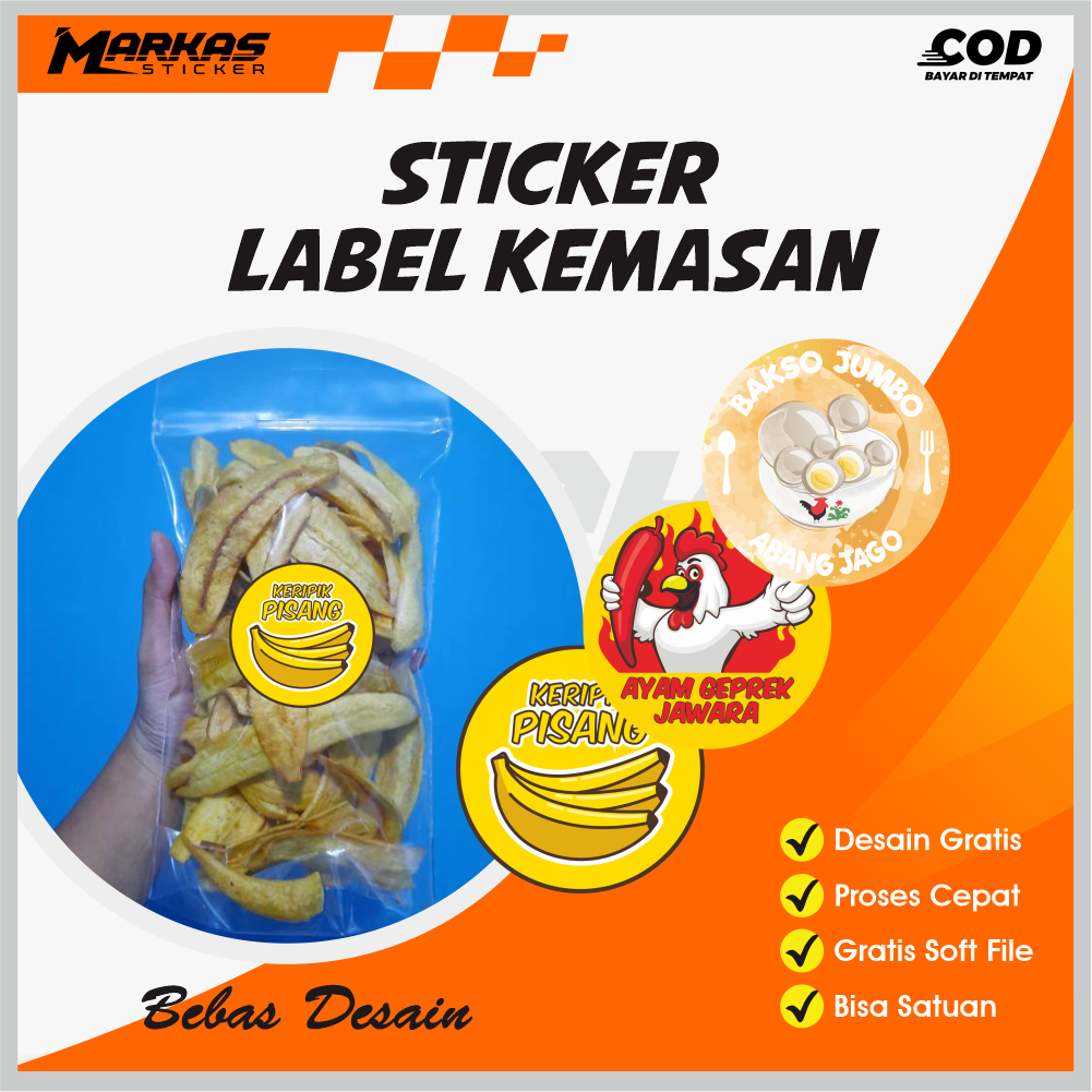

Sticker label kemasan,stiker makanan, sticker label murah berkualitas,STIKER KEMASAN SATUAN MURAH