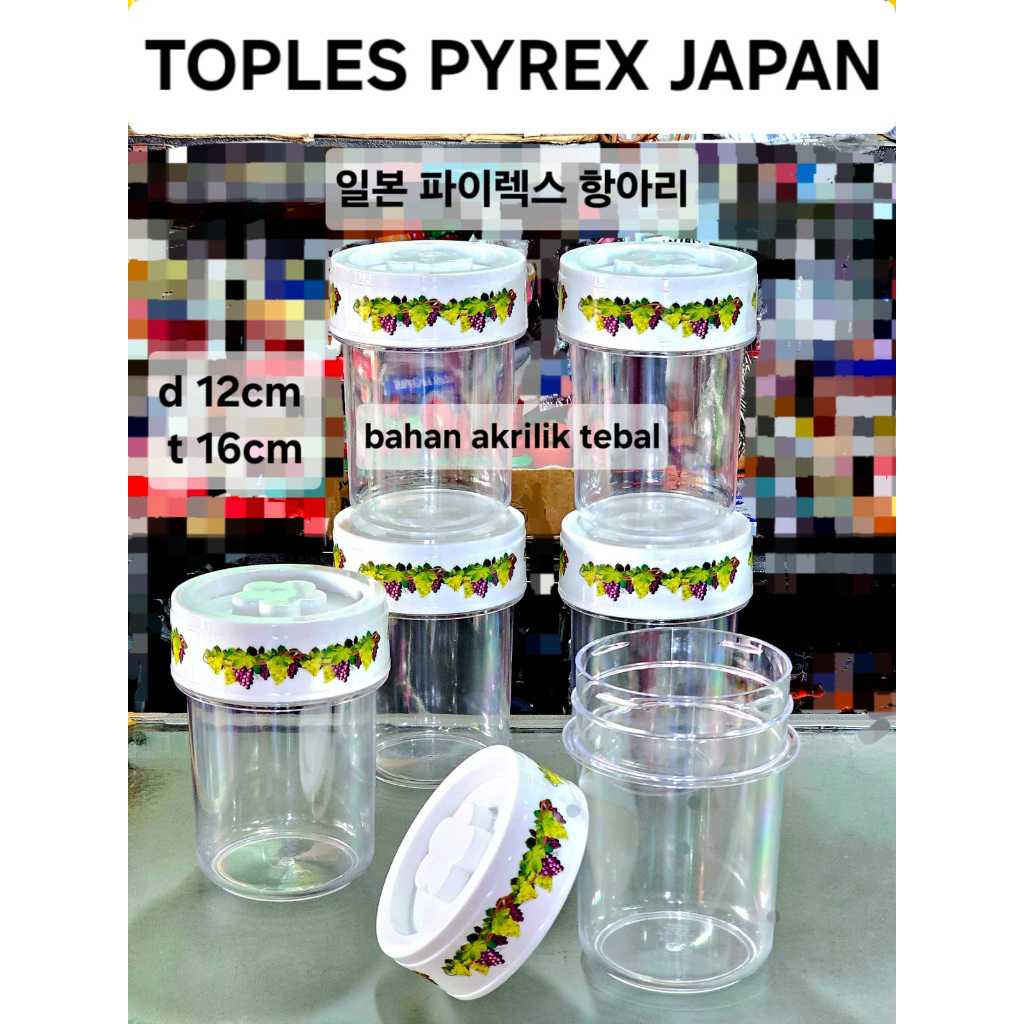 TOPLES PYREX AKRILIK JAPAN
