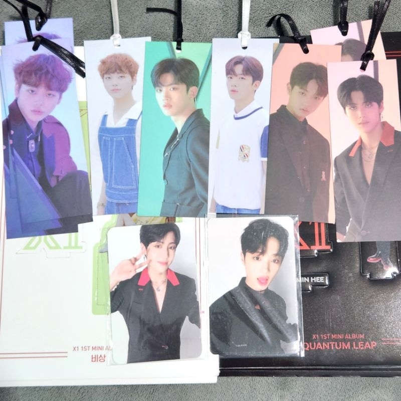 [SALE] X1 AR Photocard /Mini Photostand/ Bookmark - Official From X1 Album 비상 Bisang Quantum Leap Se