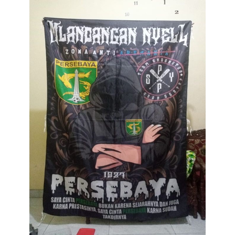 PROMO GRATIS ONGKIR BENDERA PERSEBAYA BONEK