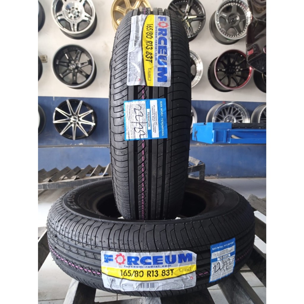 SEDIA BAN MOBIL TUBELES RING 13 MERK FORCEUM ECOSA 165 80 R13