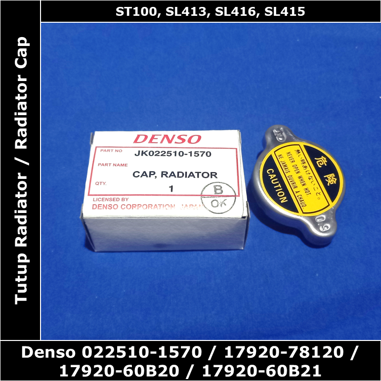 Tutup Radiator Suzuki Carry Futura 1300 cc Karburator SL413 ST130 Ori Denso Asli Original JK022510-1