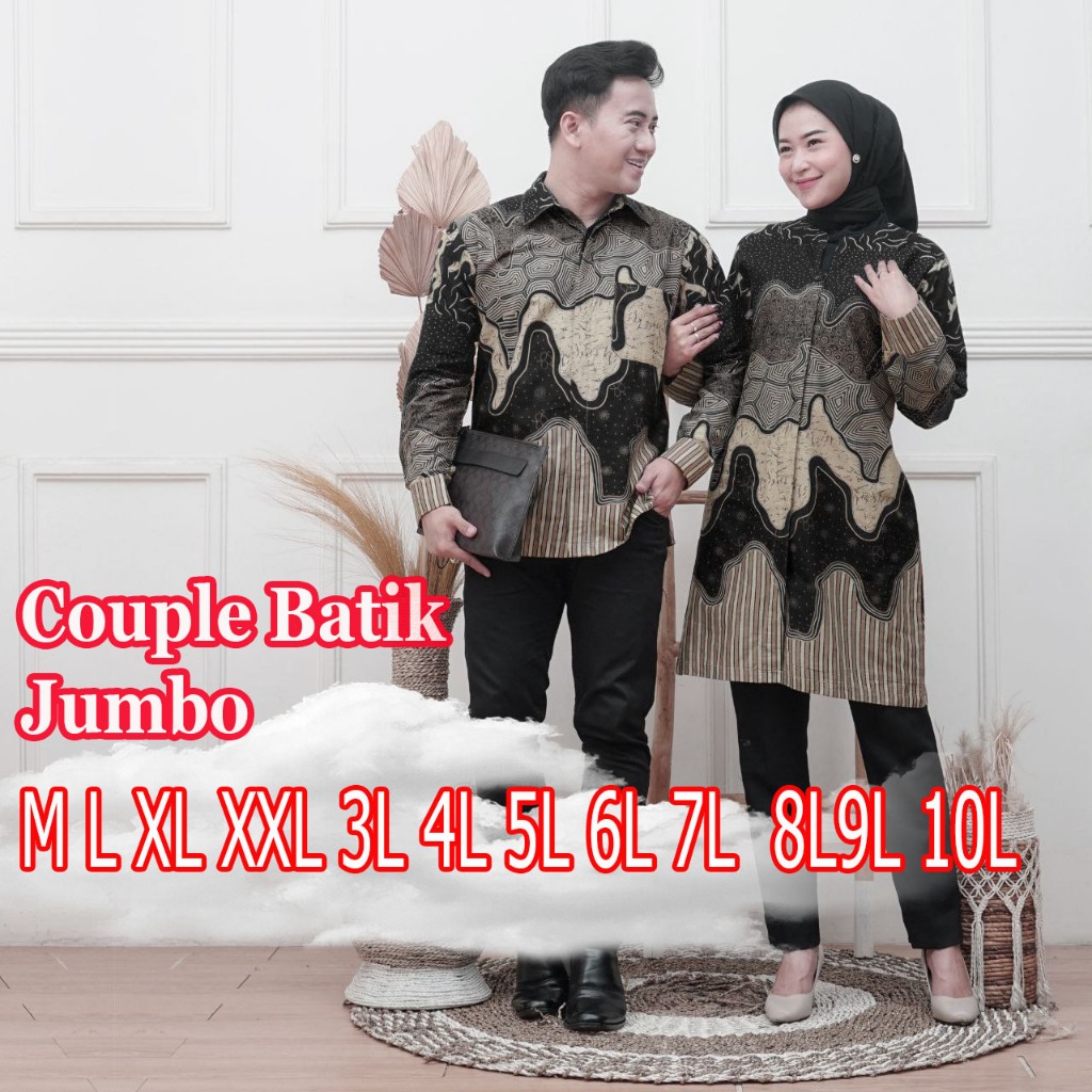 Couple Tunik Atasan wanita Lengan PANJANG | M L XL XXL 3L 4L 5L 6L 7L 8L 9L 10L SUPER JUMBO | atasan