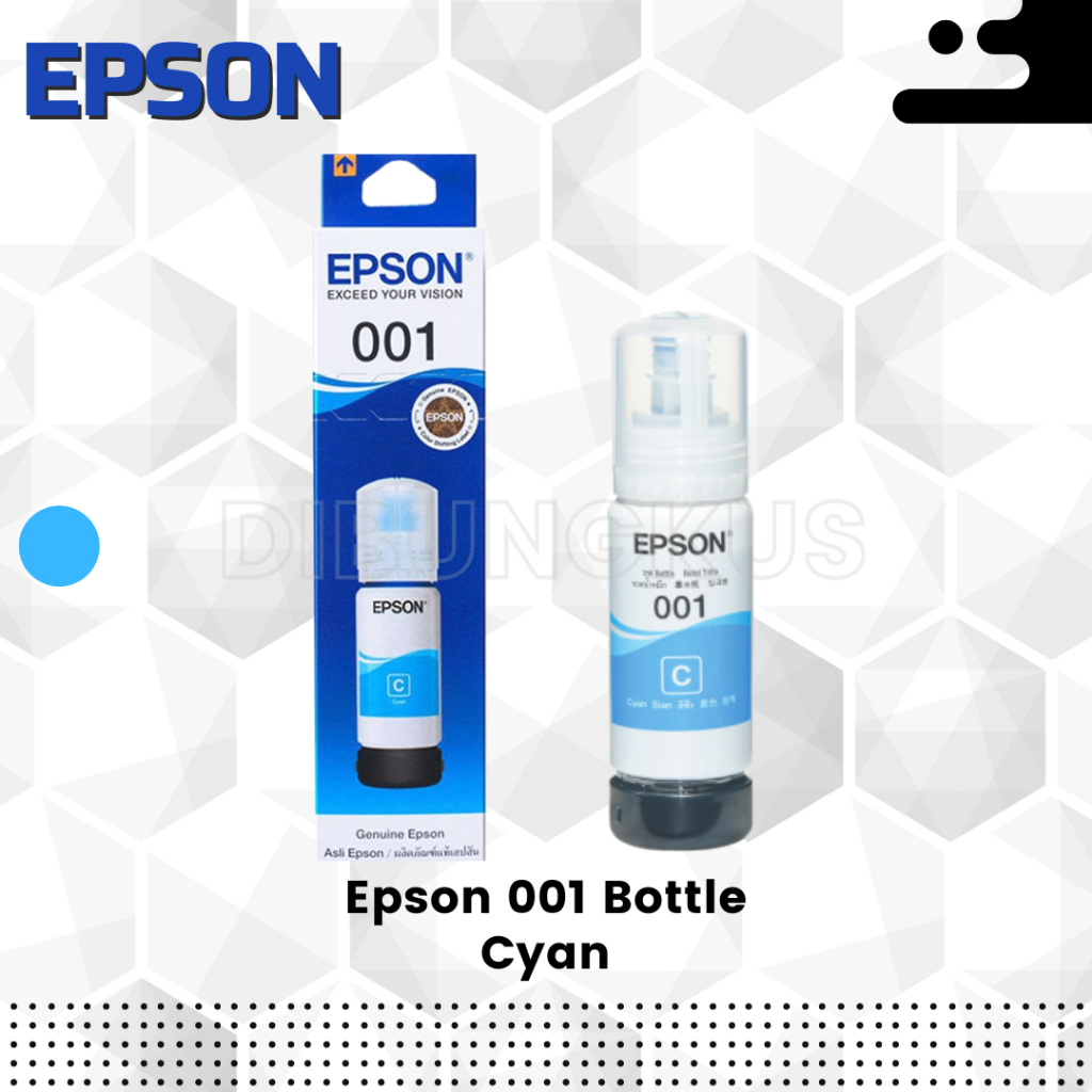 

Tinta Epson Refill 001 Cyan Original 100%