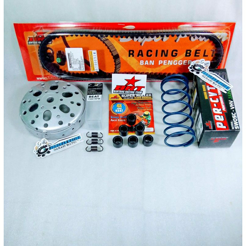 SEMI UPGRADE CVT KIRIAN PCX 150 VARIO 150 ADV 150  VARIO 125 UKURAN ROLLER 11 12 13 14 15 GRAM BRT V