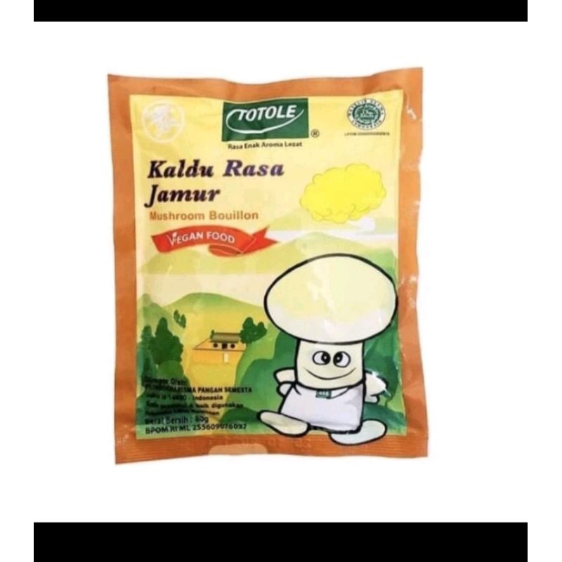 

Totole Kaldu Rasa Jamur Vegan Food Kemasan 80gr