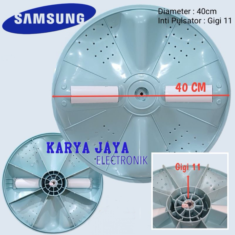 Pulsator Mesin Cuci Samsung Top Loading WA12F5S5QWW
