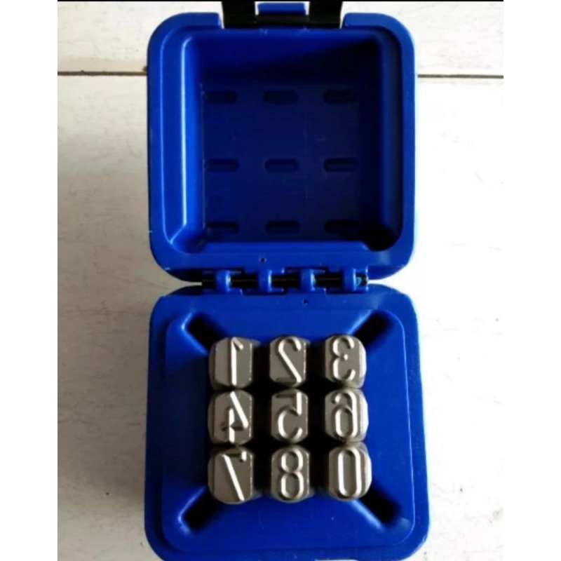 

Alat ketok Angka 16 Mm MASUS - Stamp punch figure 0 - 9 Germany