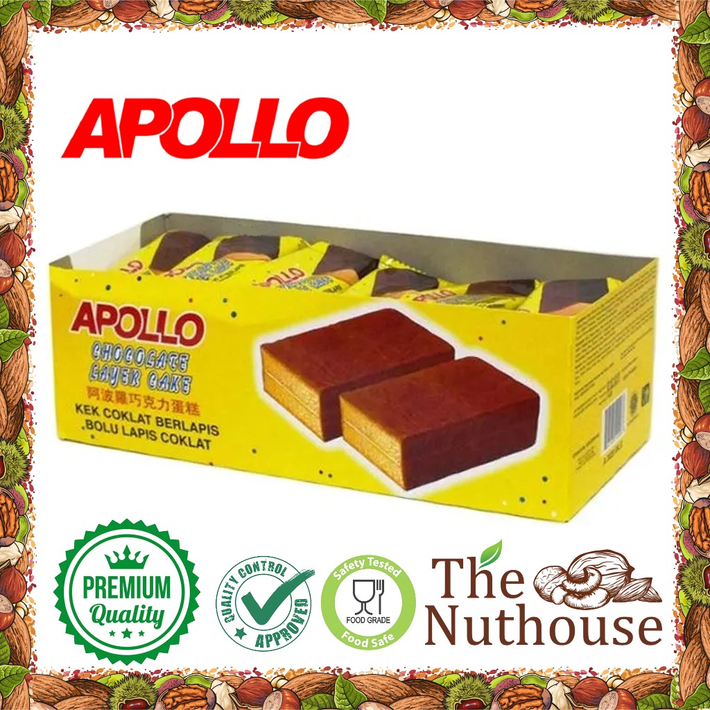 

APOLLO Chocolate Layer Cake / Bolu Lapis Coklat [24 Biji / Box]