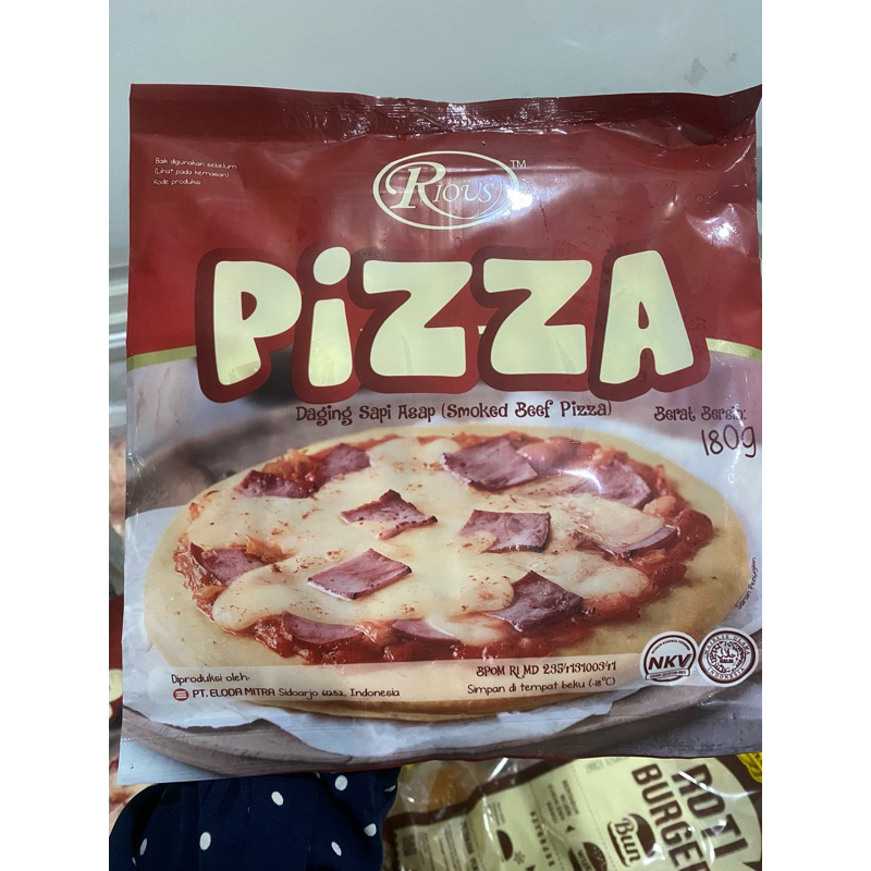 

Pizza Daging Sapi Asap (Rious) diameter 18cm