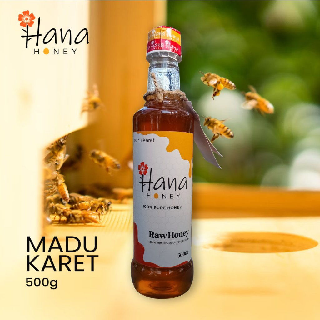 

Madu Mentah 500g Raw Honey Hana Honey Madu Karet Madu Murni Madu Kesehatan