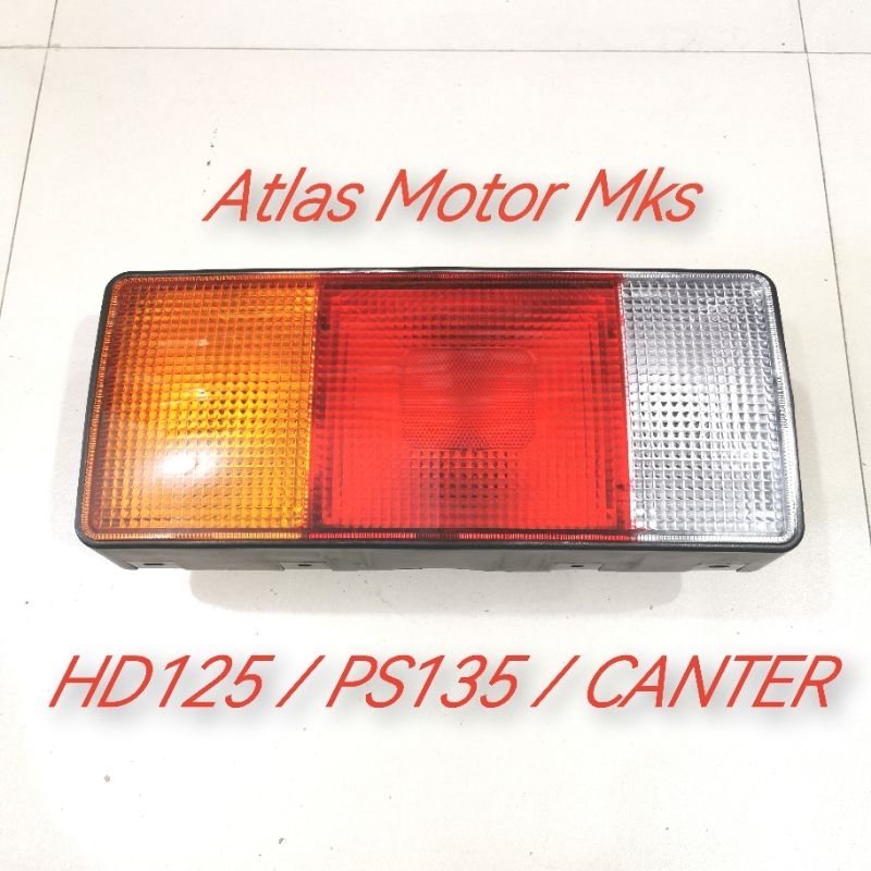 [1PC] STOP LAMP LAMPU STOP TRUCK TRUK MITSUBISHI CANTER / HD125 / PS135 / HD KANAN KIRI - MS [BERKUA