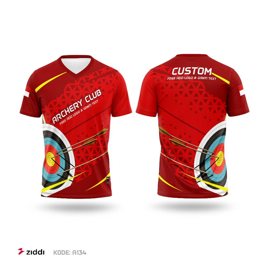Kaos Jersey Panahan Archery Custom Dryfit Fullprint FREE DESAIN 134
