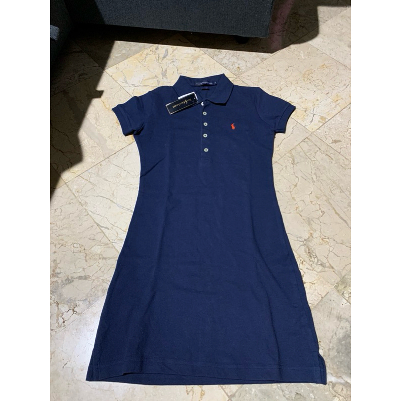 Polo Ralph Lauren Dress - NAVY / Dress Polo Wanita