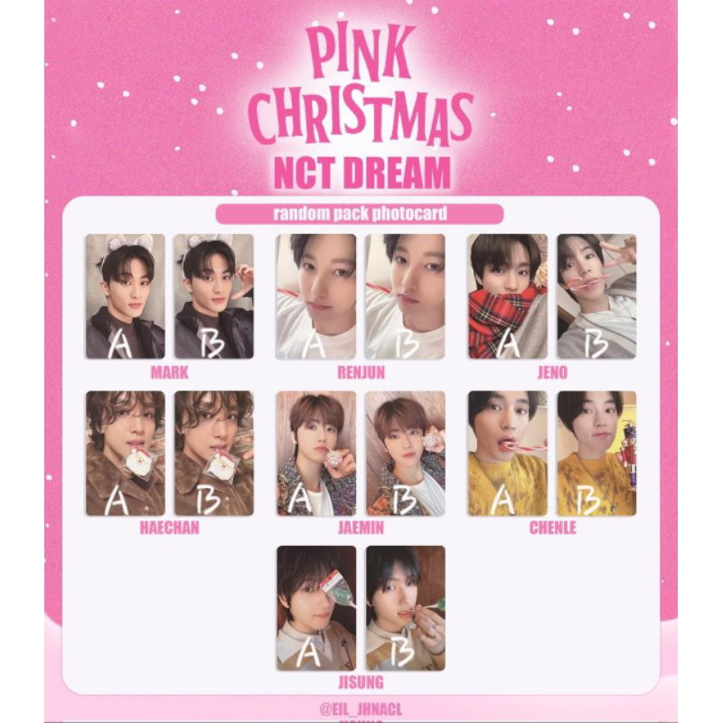 PC Official Pink Christmas NCT Dream