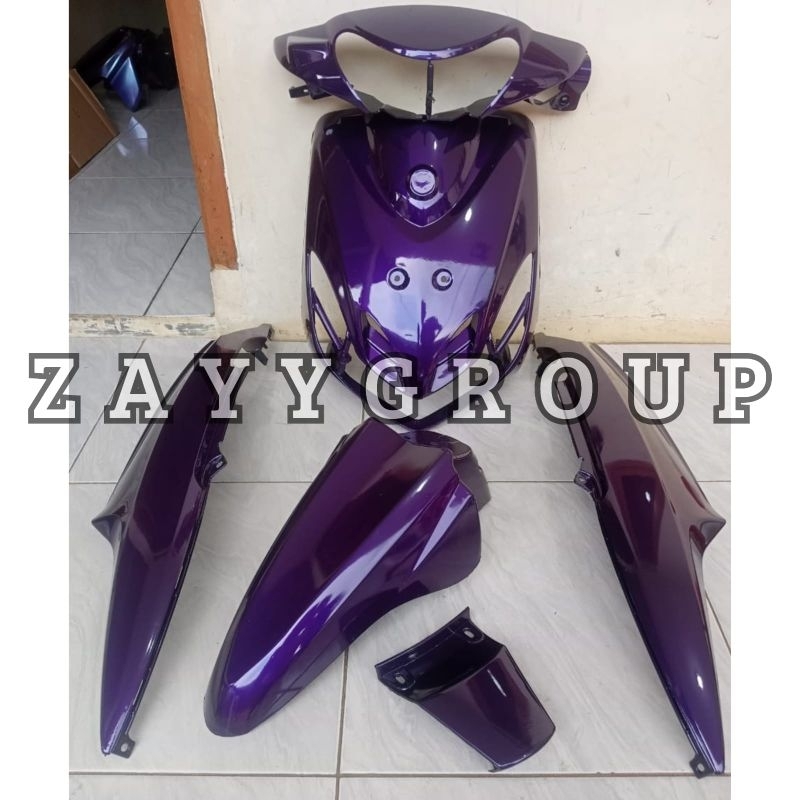 Cover Body Halus Motor Yamaha Mio Smile New Warna Ungu 2010