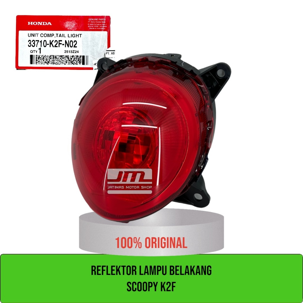 Reflektor lampu stop belakang scoopy K2F 33710-K2F-N02