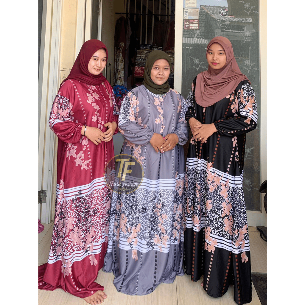 Gamis Hyget Jumbo Kotak Kayu Kain Melar Premium Murah Elegan Batik Wanita Muslimah Dewasa Remaja Per