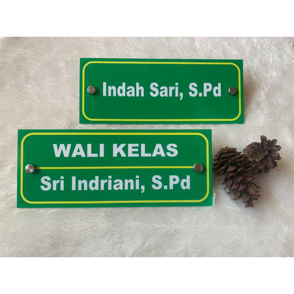 

10cm x 25cm Plang Ruang Ruangan Tempel Satu Muka Ukuran 10cm x 25cm