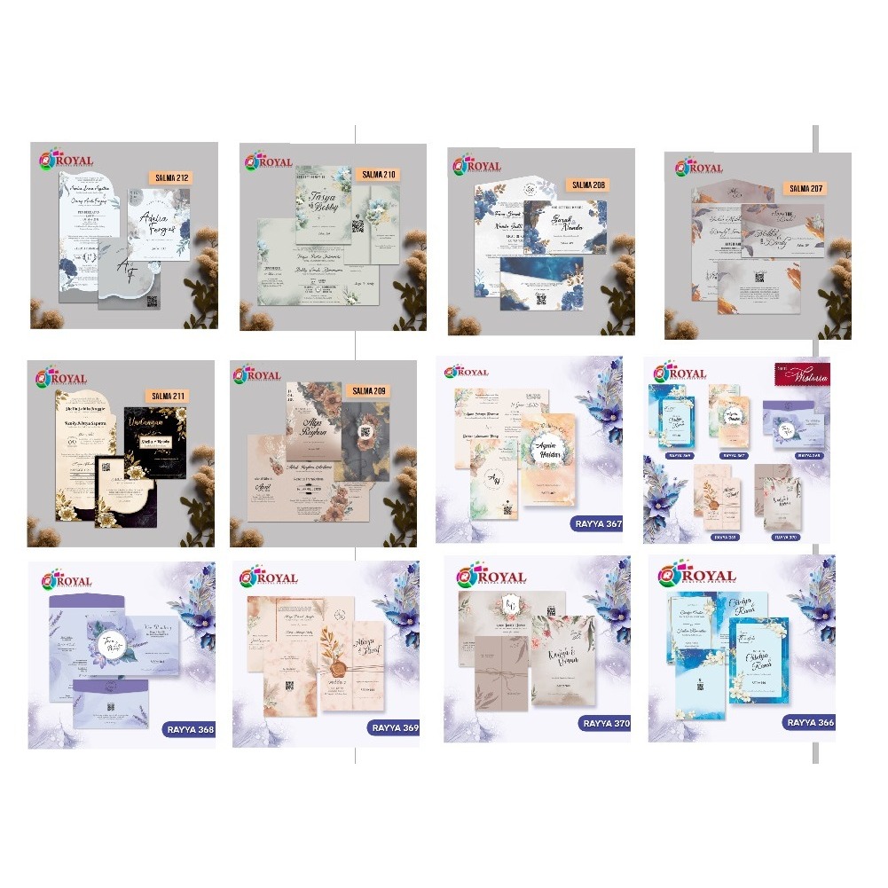 UNDANGAN NIKAH MURAH DAN EKONOMIS (Minimal Order 50 pcs)